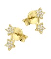 Binary Stars Silver Stud Earring STS-6957